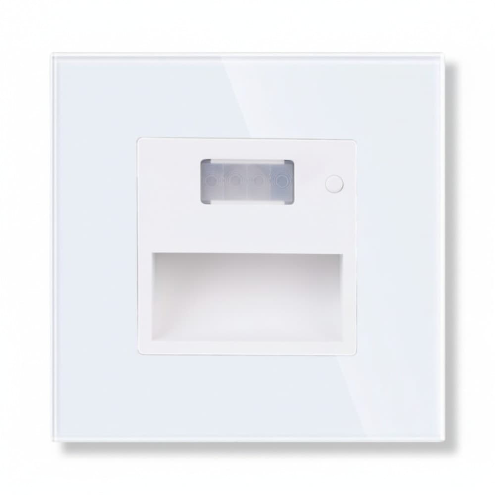 Spot led scara din sticla alb cu senzor 1.5W 1800K-7500K