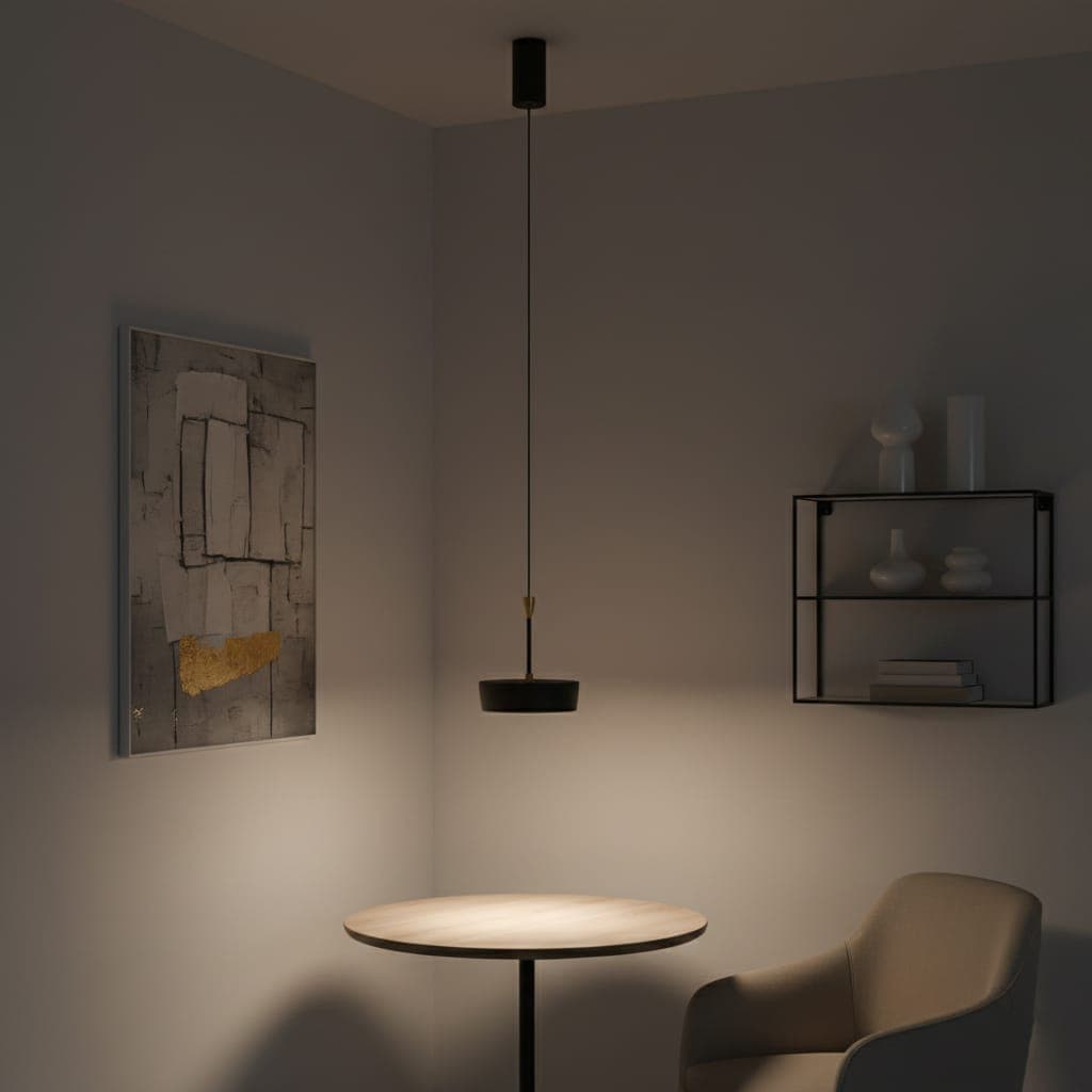 Lustra led cafenie 8W 750LM 3000K-6500K 200x1500mm