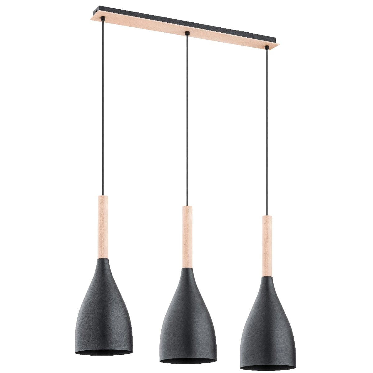 Lustra Pendul Alfa Juice Neagra 3xE27