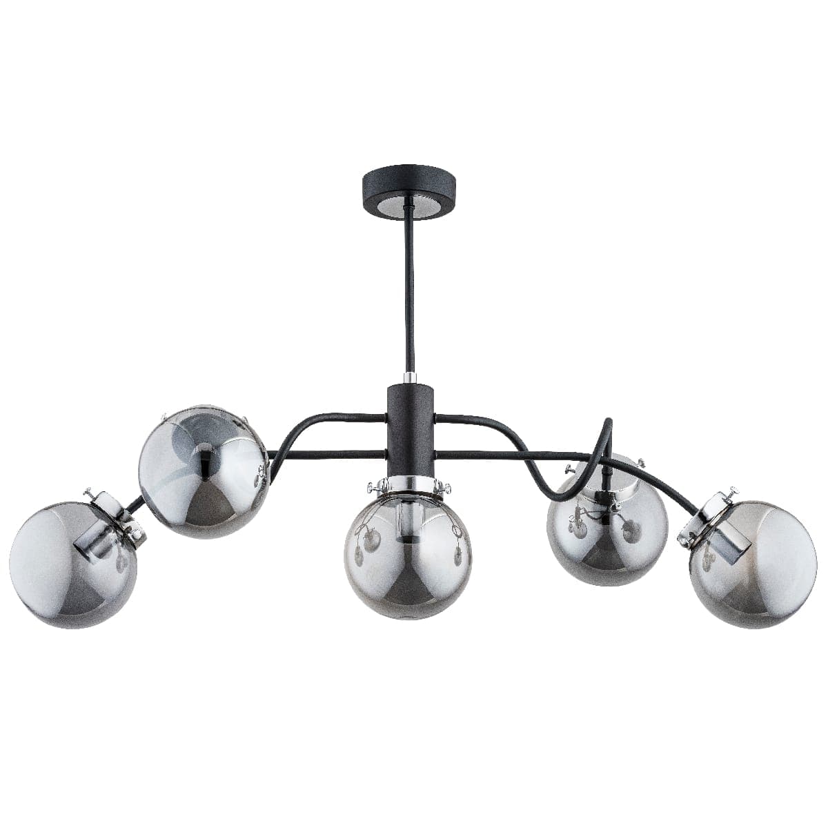 Lustra Alfa Gilda Neagra 5xE14