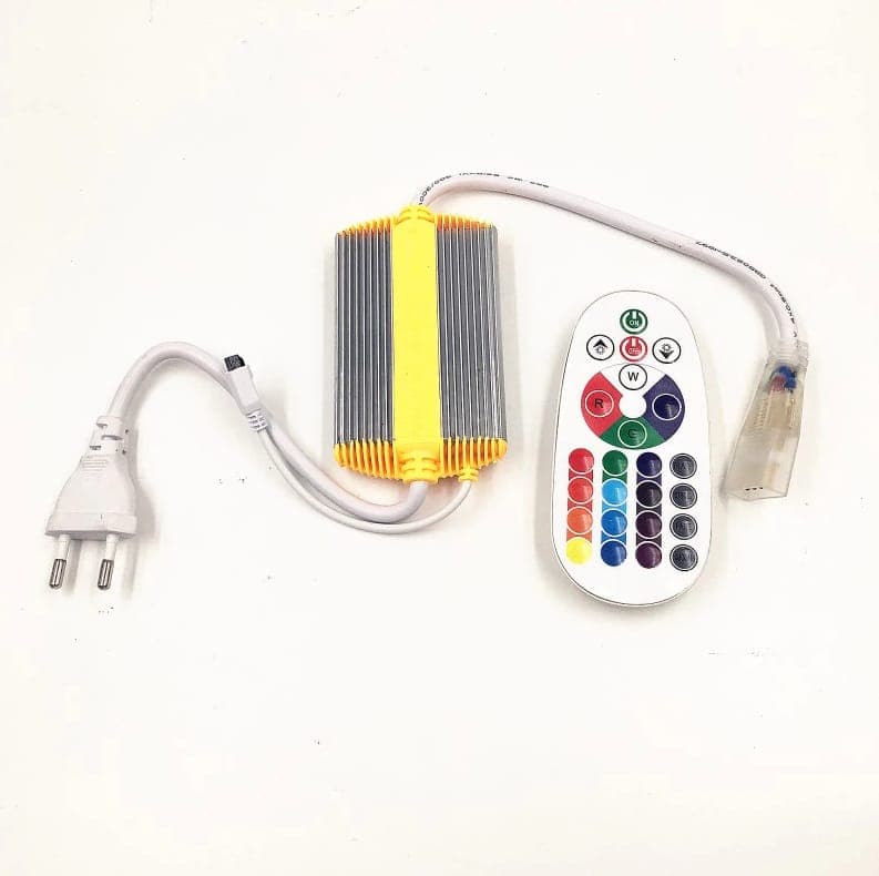 Controller banda LED RGB, 220V, 1500W, telecomanda IR