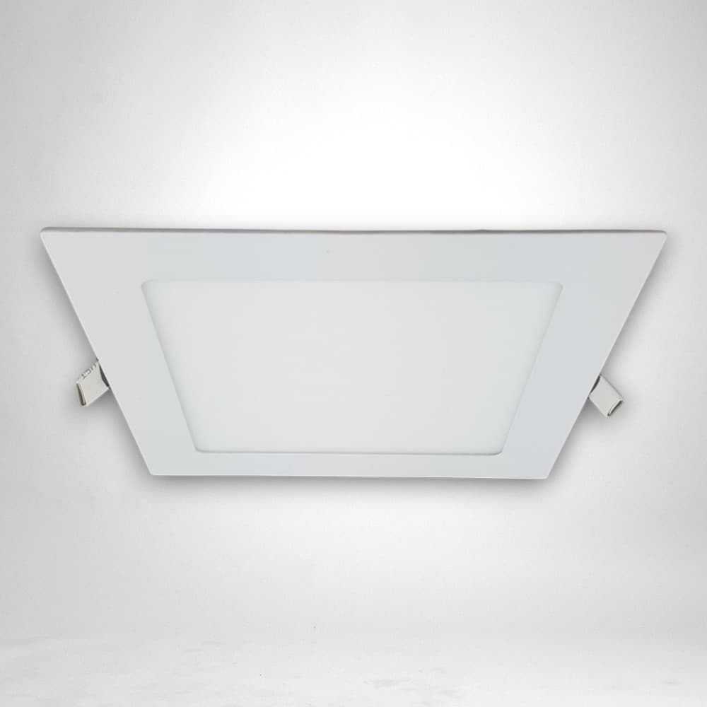 Spot Led Slim incastrat Patrat 225x225mm, 18W=150W, 6400K, lumina rece