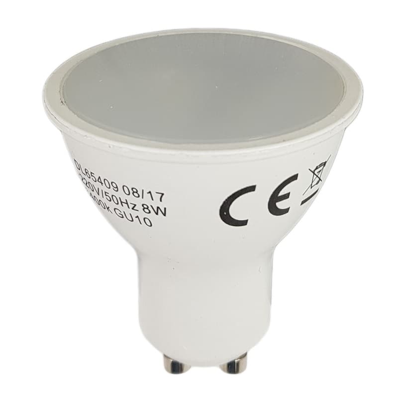 Bec Led GU10, model R50, 8W=60W, lumina rece