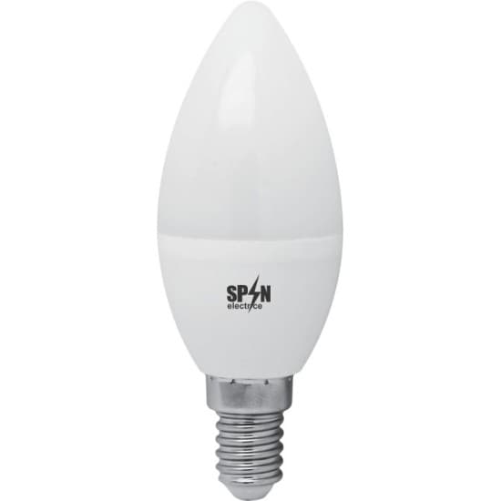 Bec Led Lumanare E14, model C37, 7W=60W, 6400K, lumina rece