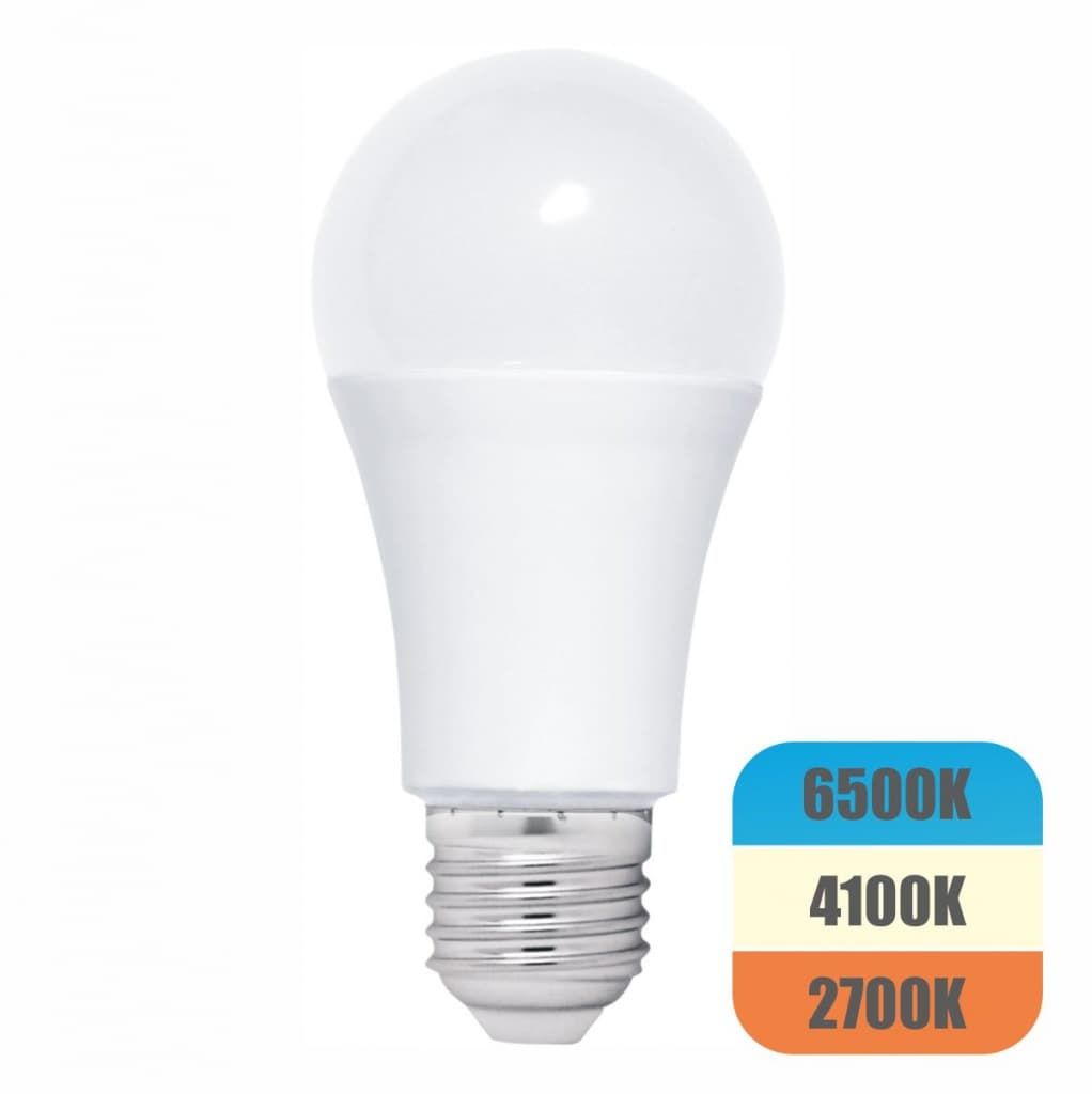 Bec LED 3 culori lumina (lumina rece, neutra, calda), model glob A60, 12W=100W, 1080Lm