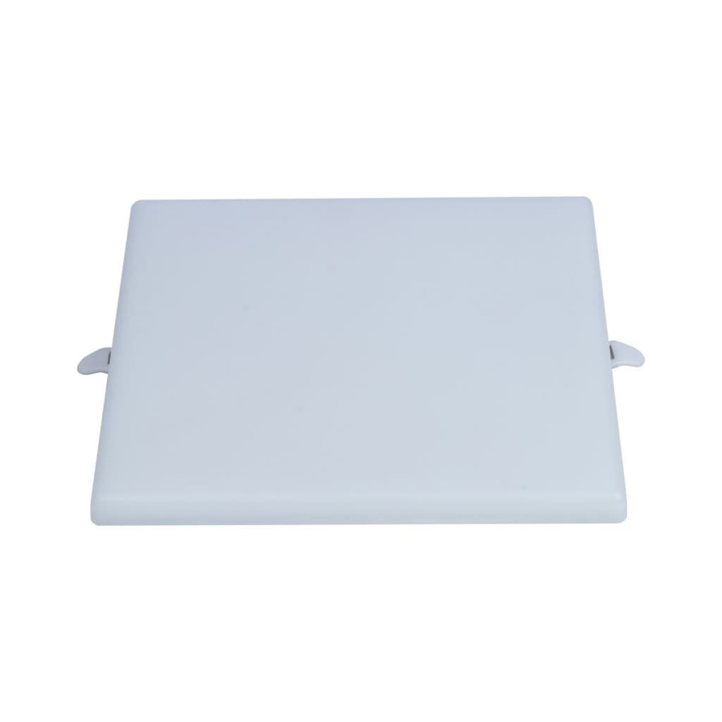Spot Led Luna + Adaptor dulie E27, 120x120mm, 14W=130W, 6000K, lumina rece