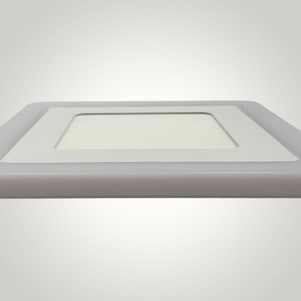 Spot LED Patrat Doua Culori  6+3W 3000k-6500k  Trei Functii