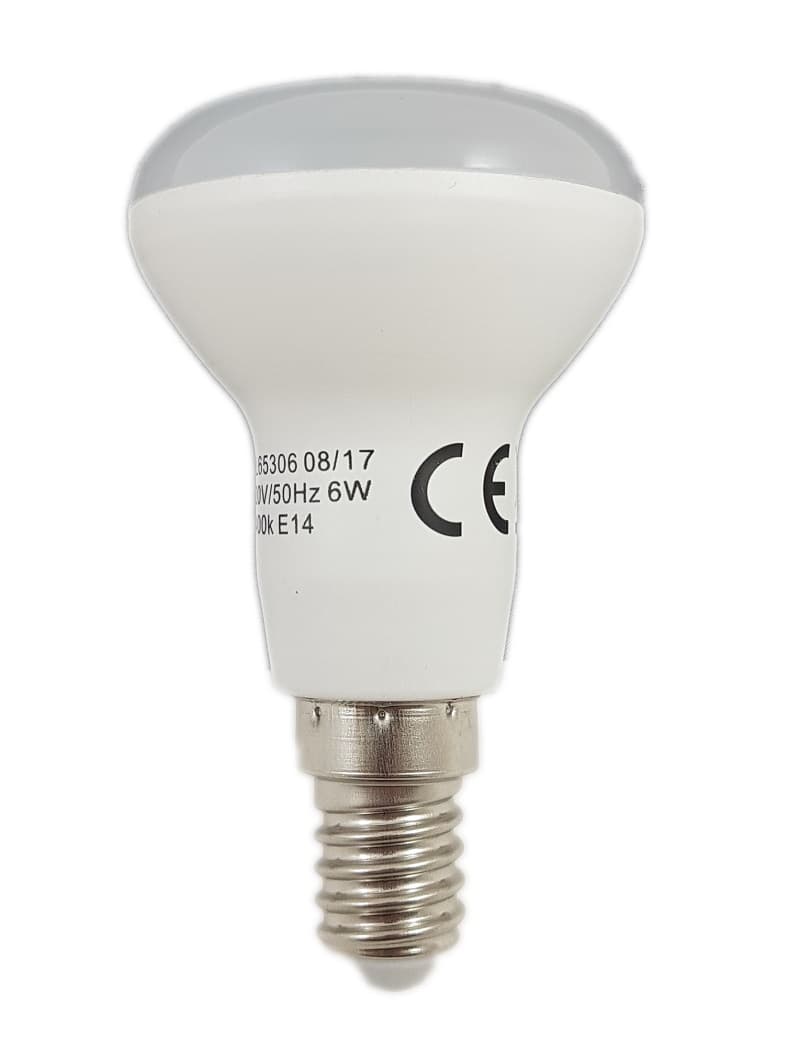 Bec Led E14, model R50, 6W=50W, lumina calda