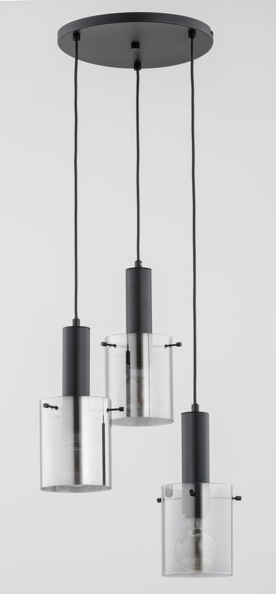 Lustra Pendul Alfa Celia Neagra 3xE27