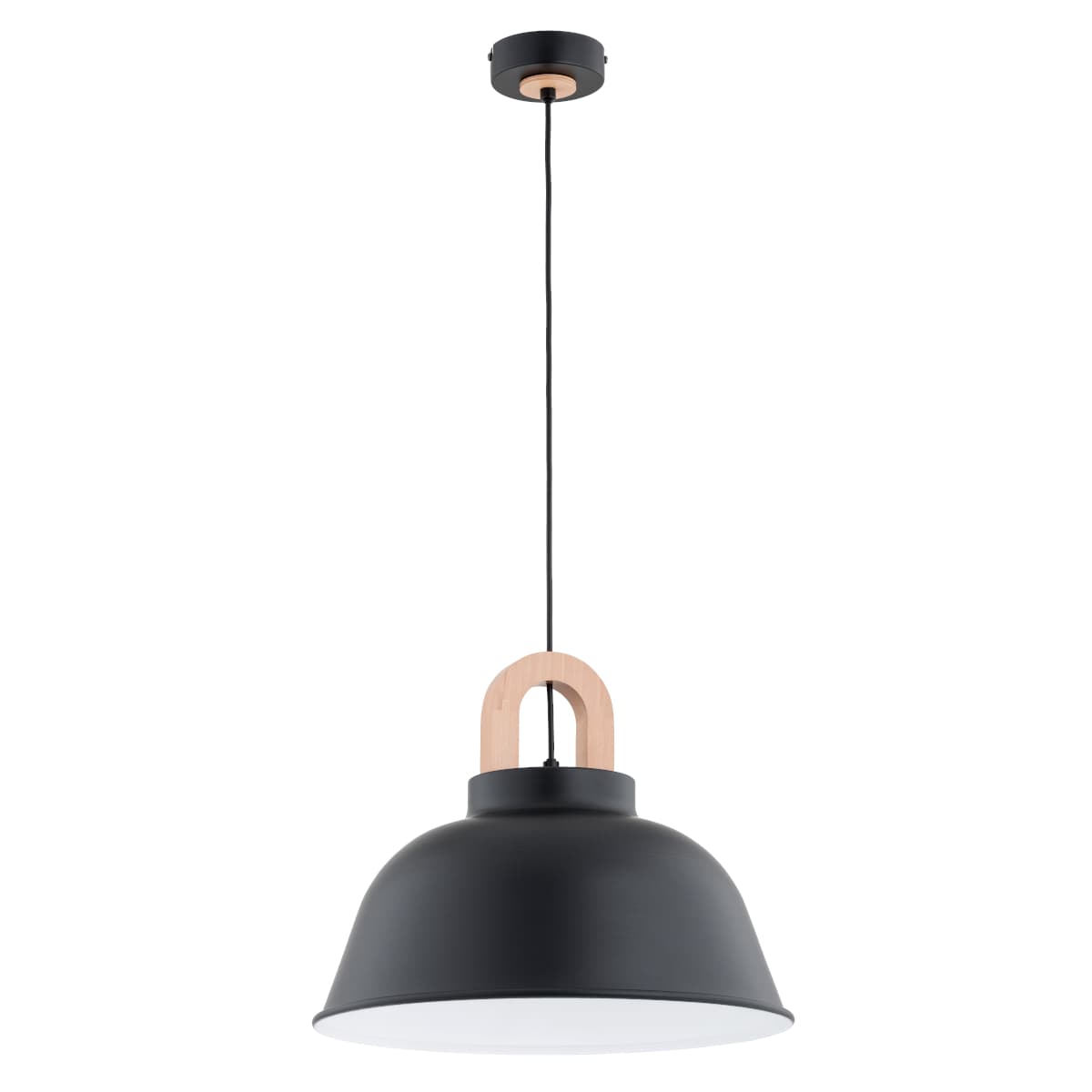 Lustra Pendul Alfa Vayper Neagra 1xE27