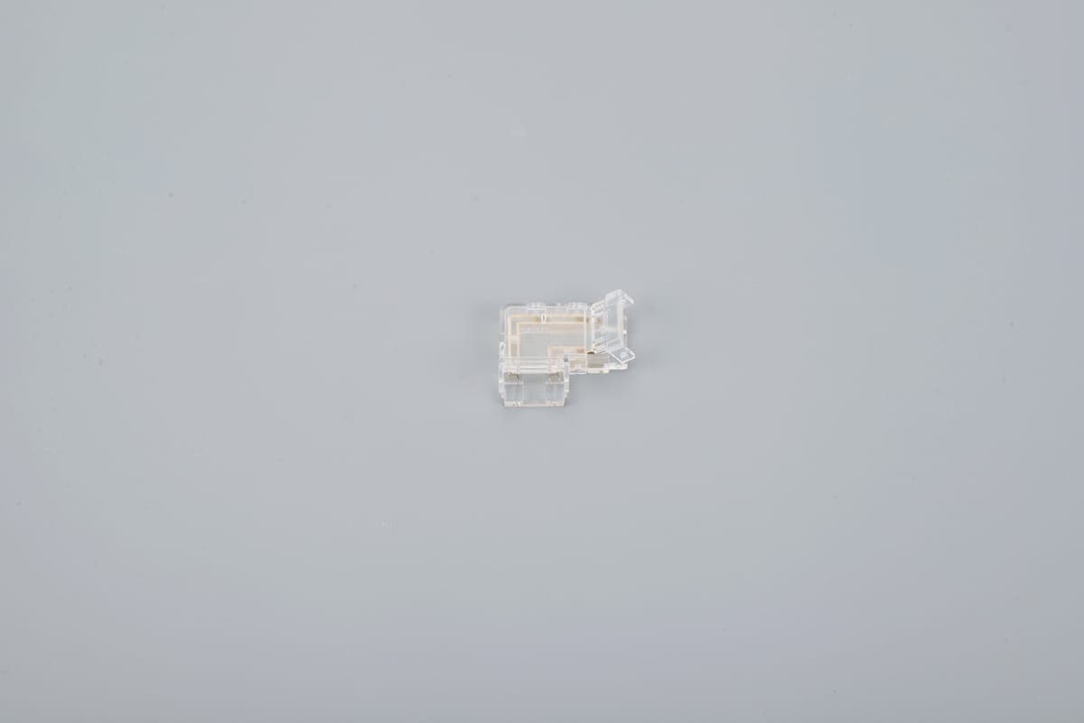 CONECTOR PRELUNGIRE "L" PT BANDA LED COB RGB IP20 12V/24V PCB 10MM PIN 7.2mm