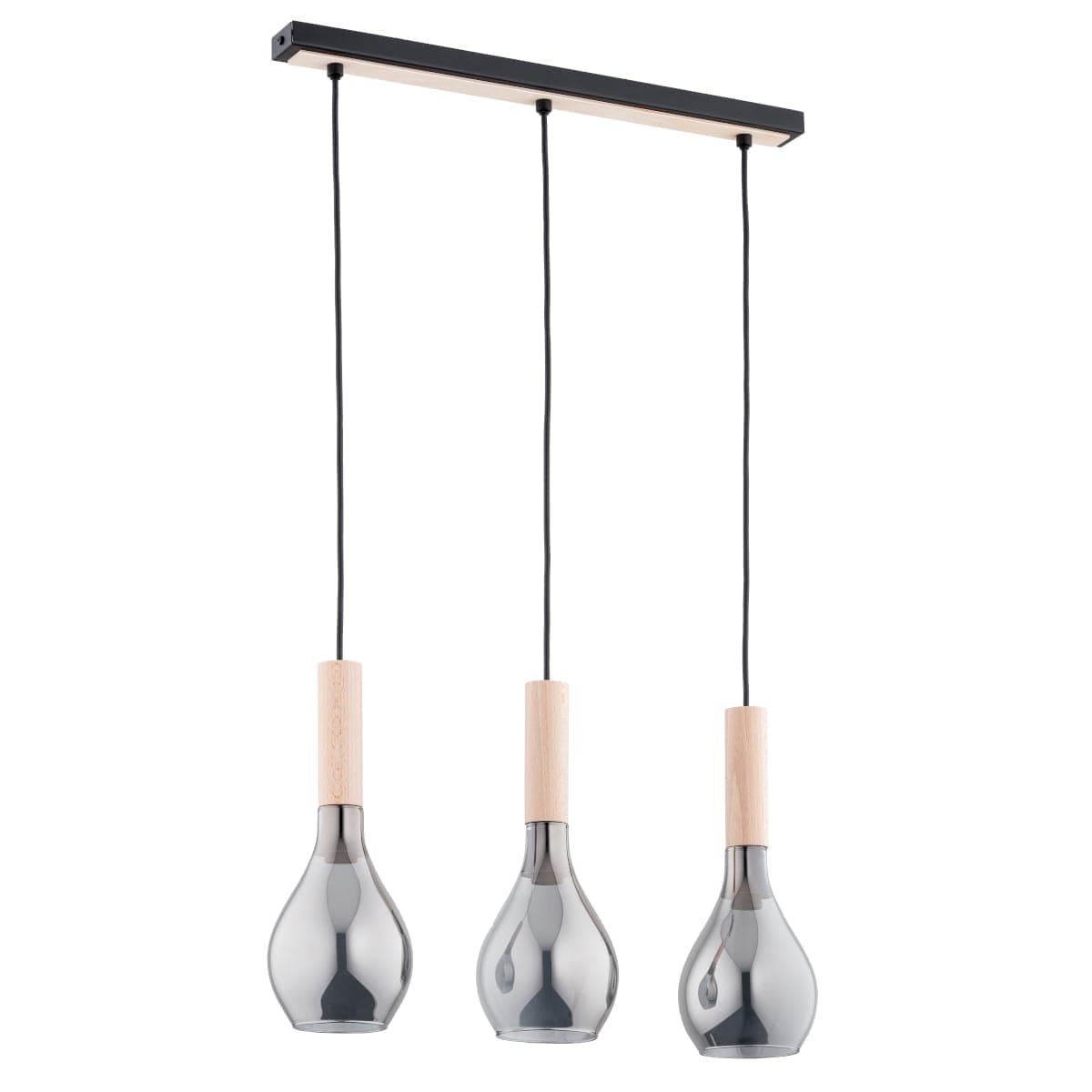Lustra Pendul Alfa Katrin Lemn 3xE14