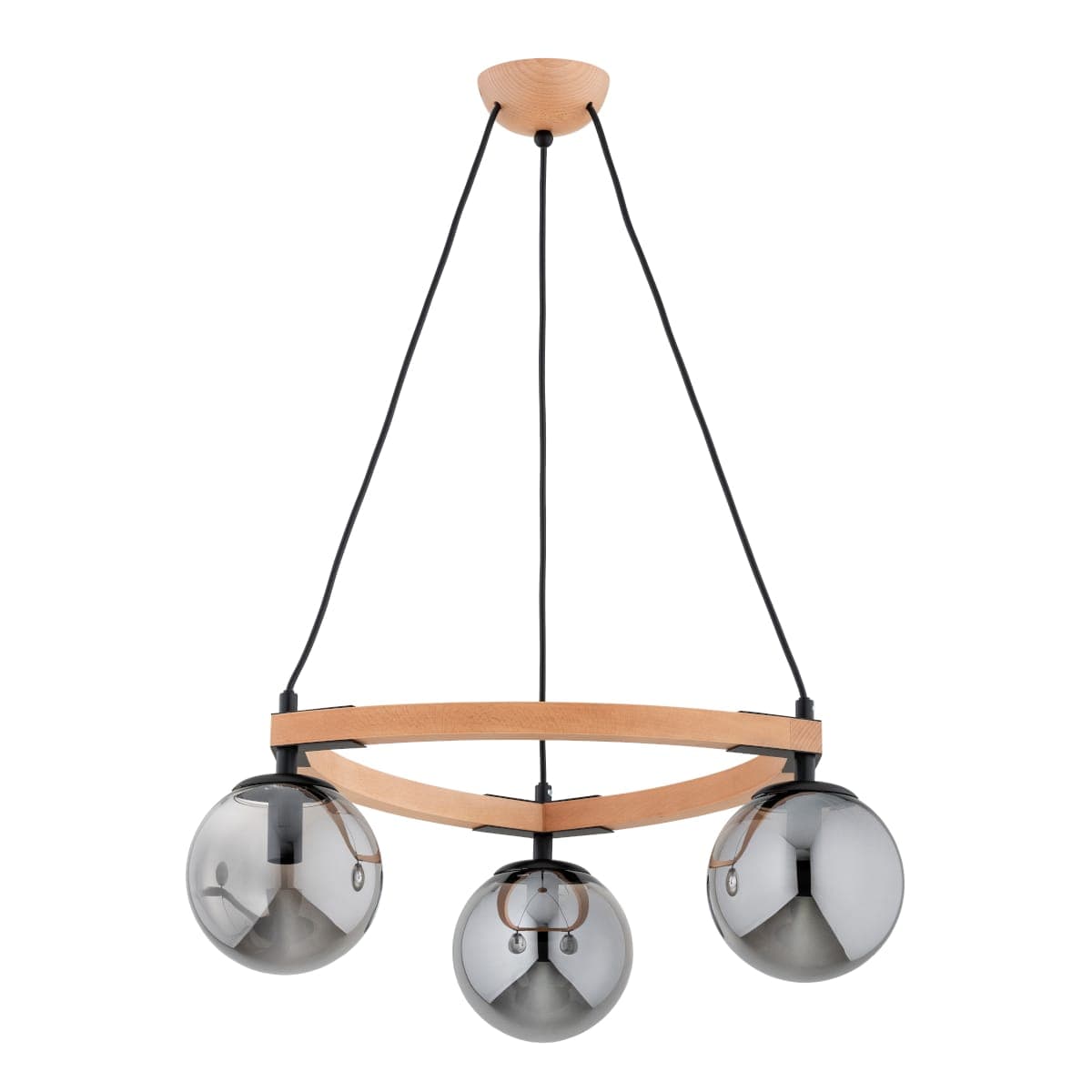 Lustra Pendul Alfa Adina Pro Lemn 3xE14