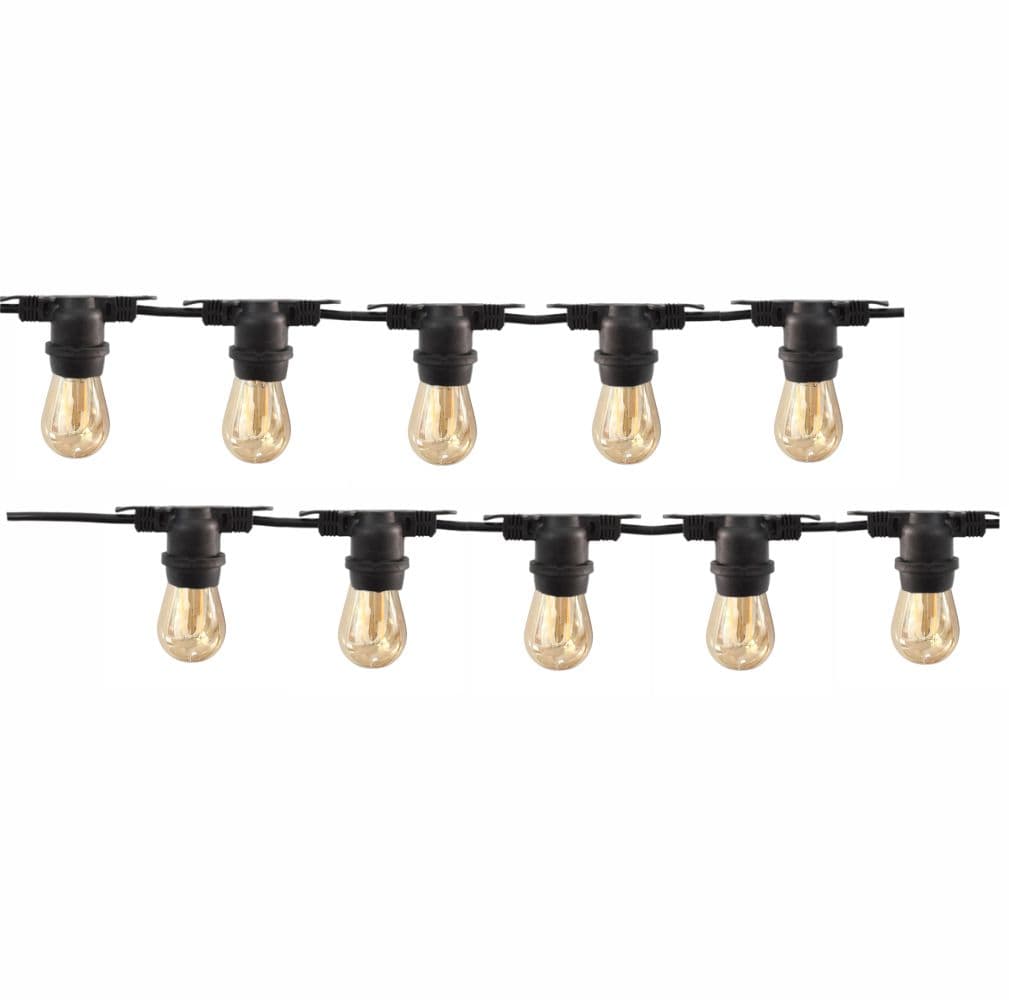 Ghirlandă luminoasă exterior SPIN 10m cu 10 becuri LED Amber E27