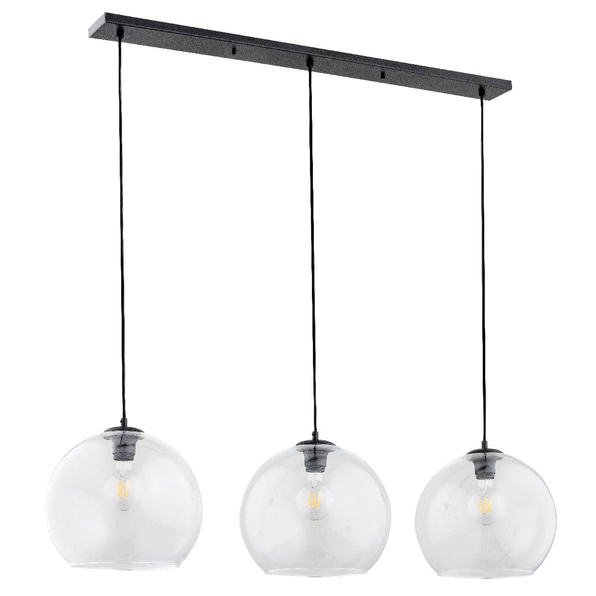 Lustra Pendul Alfa Valencia Neagra 3xE27