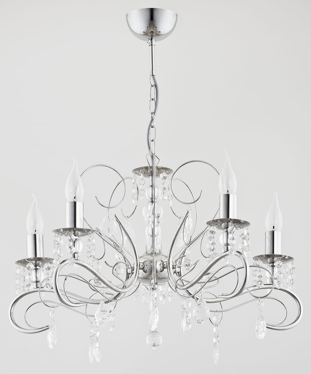 Candelabru Alfa Astor Chrome 5xE14