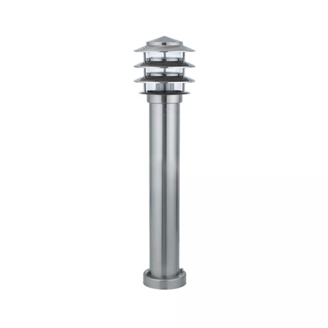 Stalp de gradina crom ornamental, E27, 450X150mm