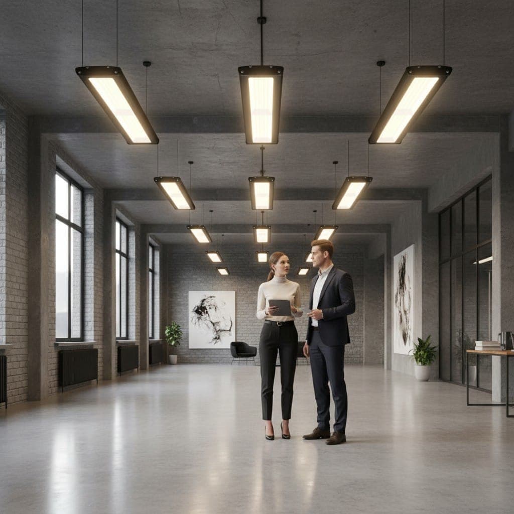 Corp led industrial dreptunghiular 100W 6500K IP65 491X120X35MM