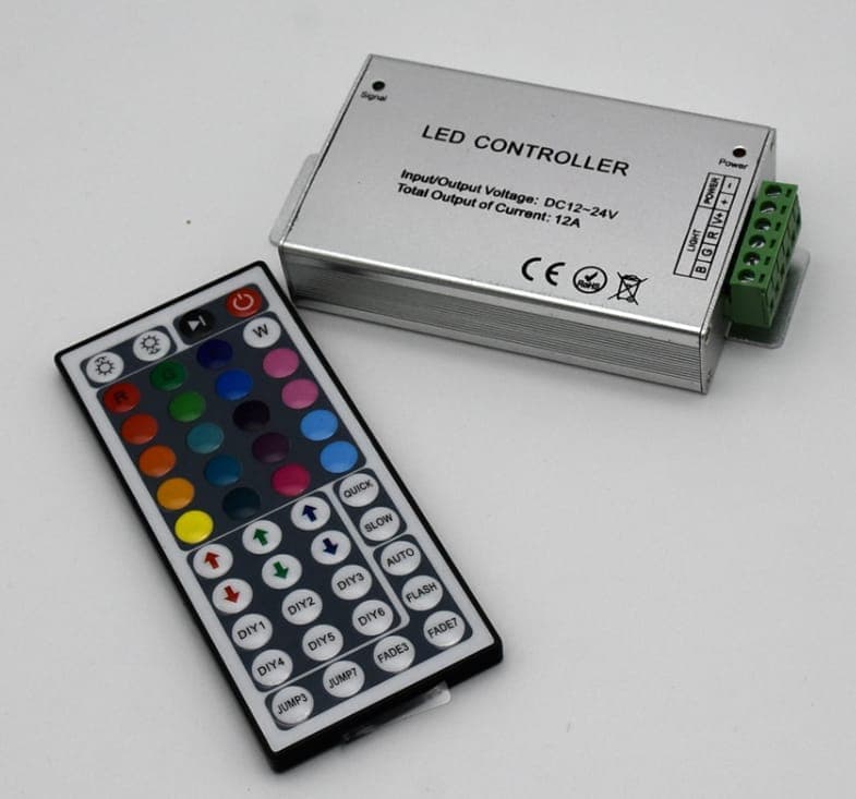 Controller banda LED RGB, 12V, 144W, telecomanda IR 44 taste
