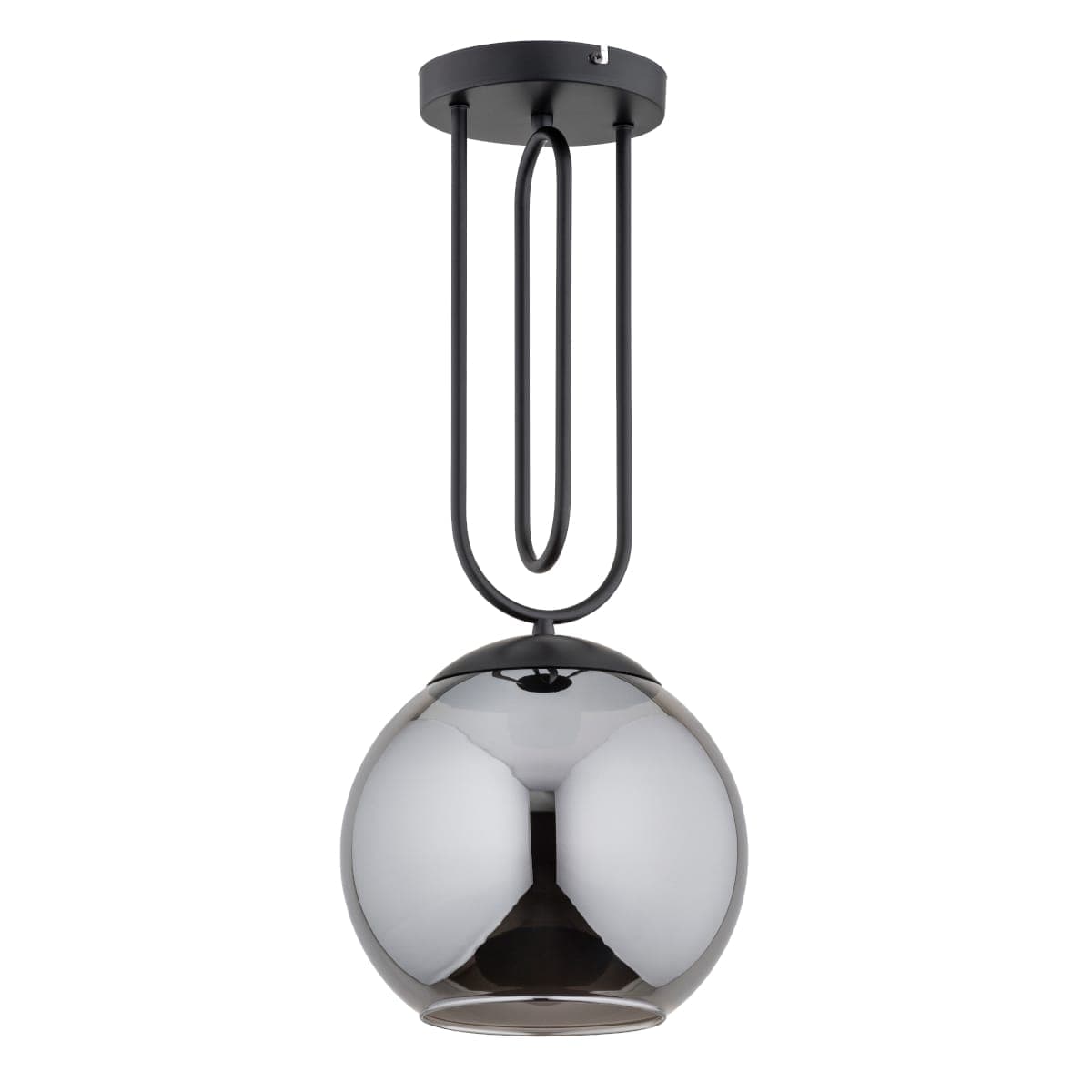 Lustra Alfa Rita Neagra 1xE27