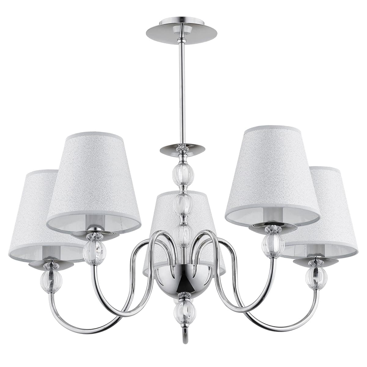 Lustra Alfa Emmanuelle Chrome 5xE14