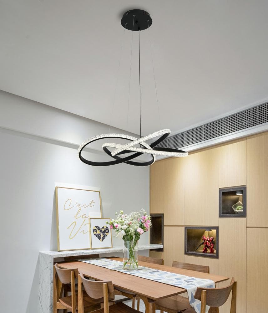 Lustra Led  moderna ajustabila 86W/4900Lm/3000K/4000K6500K 600Mm