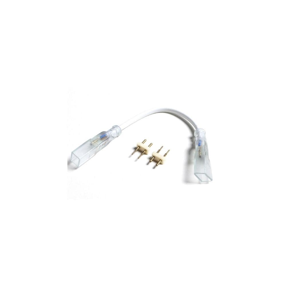 CONECTOR BANDA LED, CLEMA+CABLU+CLEMA, RGB 230V 5050 PIN 12MM