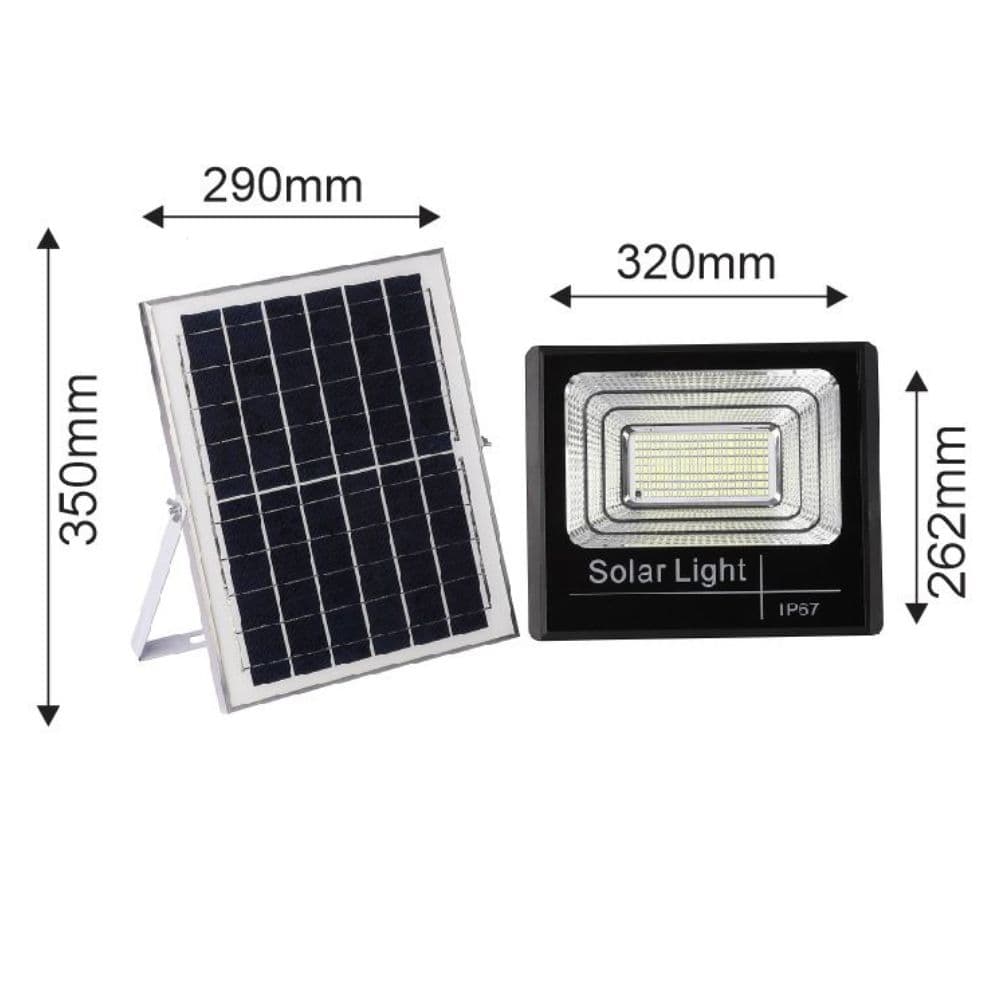 Proiector cu Panou Solar Monocristalin si telecomanda -  150W/6500k