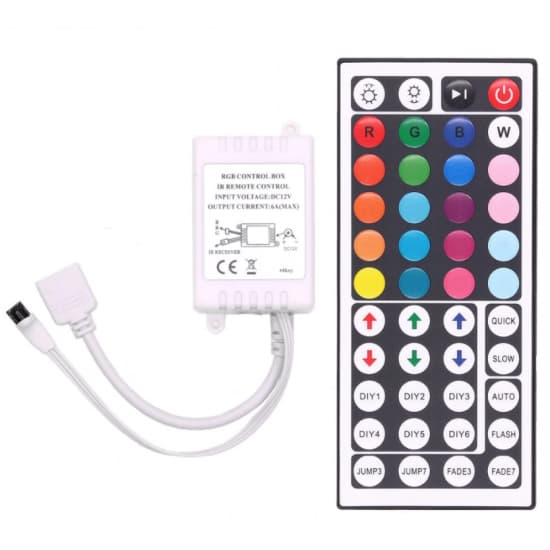 Controller banda LED RGB, 12V, 72W, telecomanda IR 44 taste