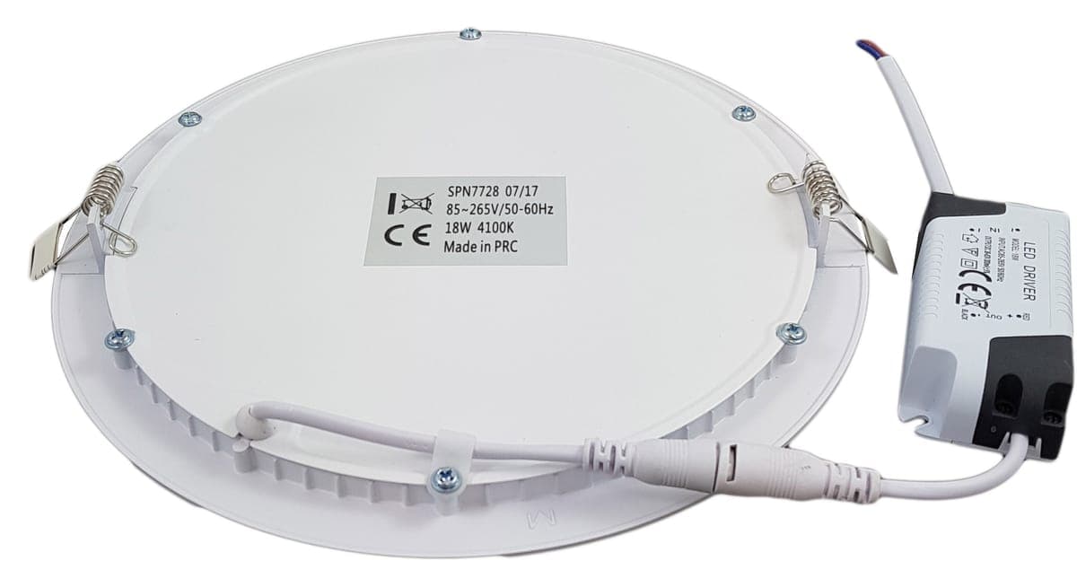 Spot Led Slim incastrat Ø223, 18W=150W, 4100K, lumina neutra