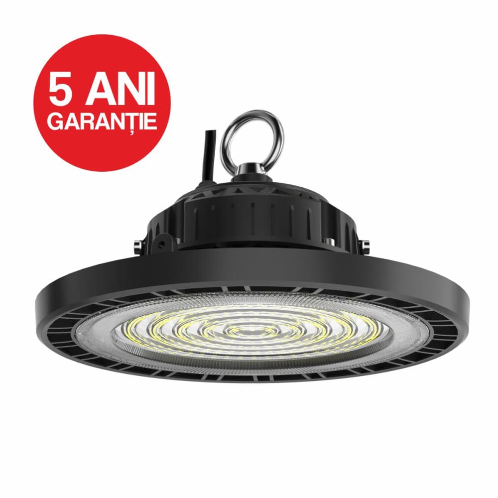 Corp LED industrial UFO Ø290mm, 100W=500W, lumina rece, 3+1 GRATIS