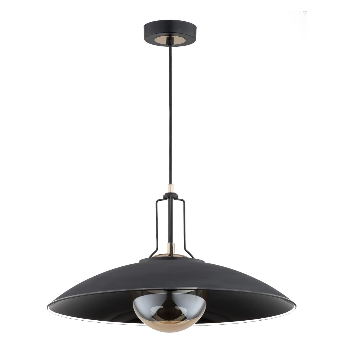 Lustra Pendul Alfa Aurus Neagra 1xE14