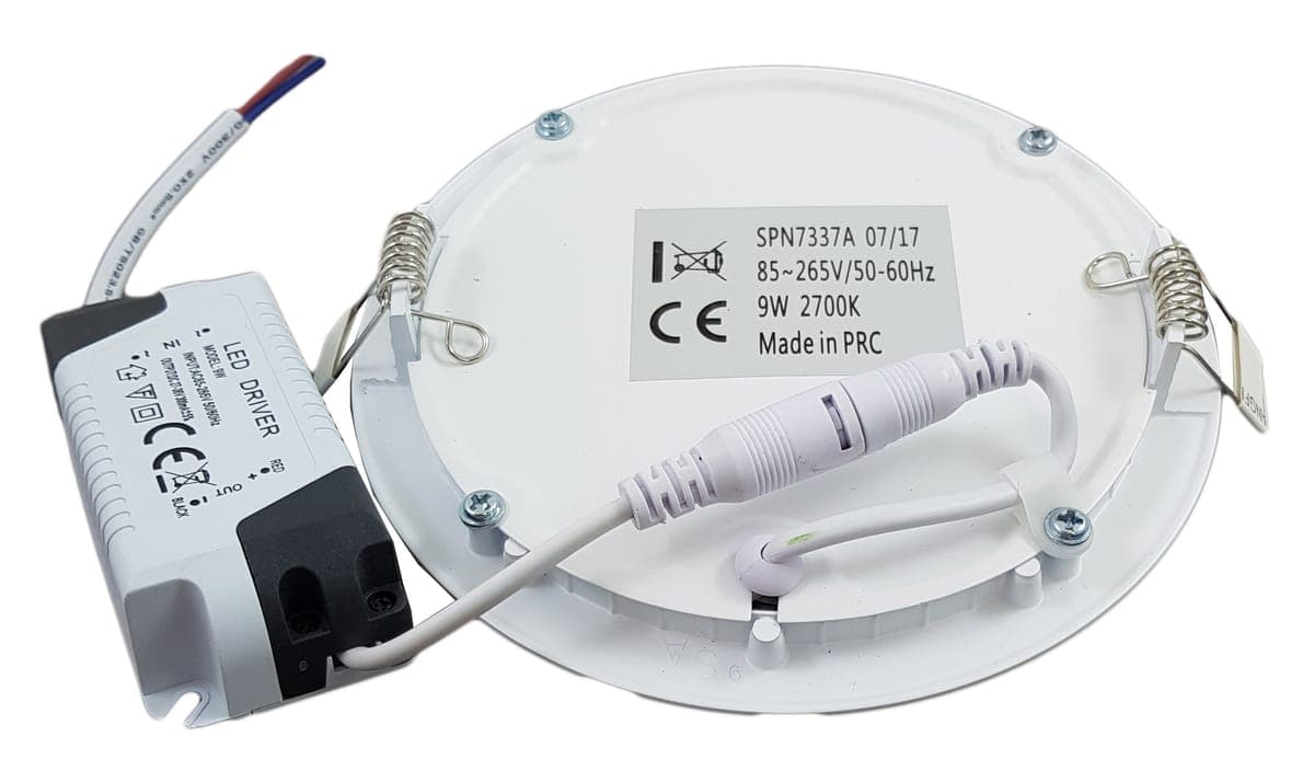 Spot Led Slim incastrat Ø170, 12W=75W, 6400K, lumina rece