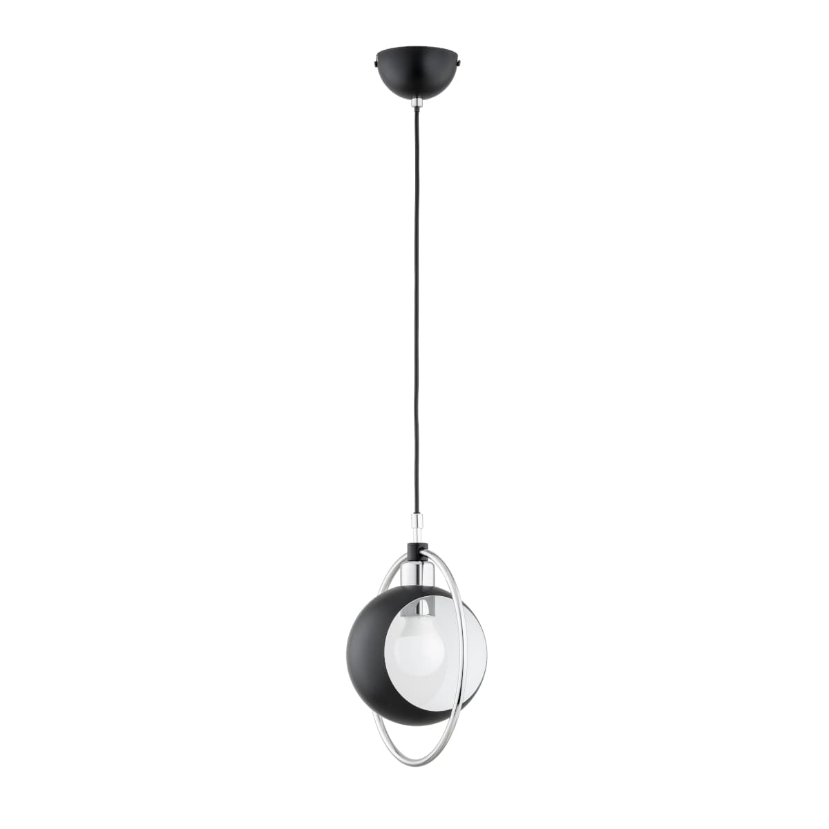 Lustra Pendul Alfa Olimpia Neagra 1xE27