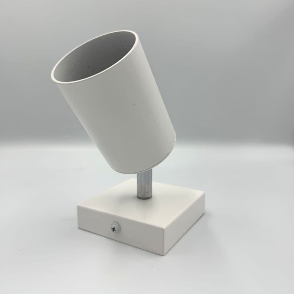 Spot Alb Reglabil cu 1xGU10 80mm