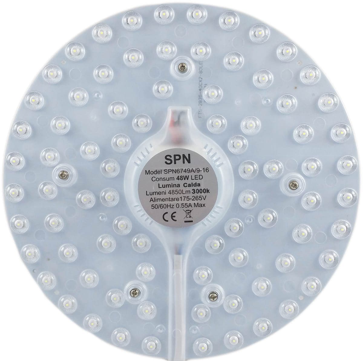 Modul Led pt Aplica Fi252, 48W=350W, 3000K, lumina calda