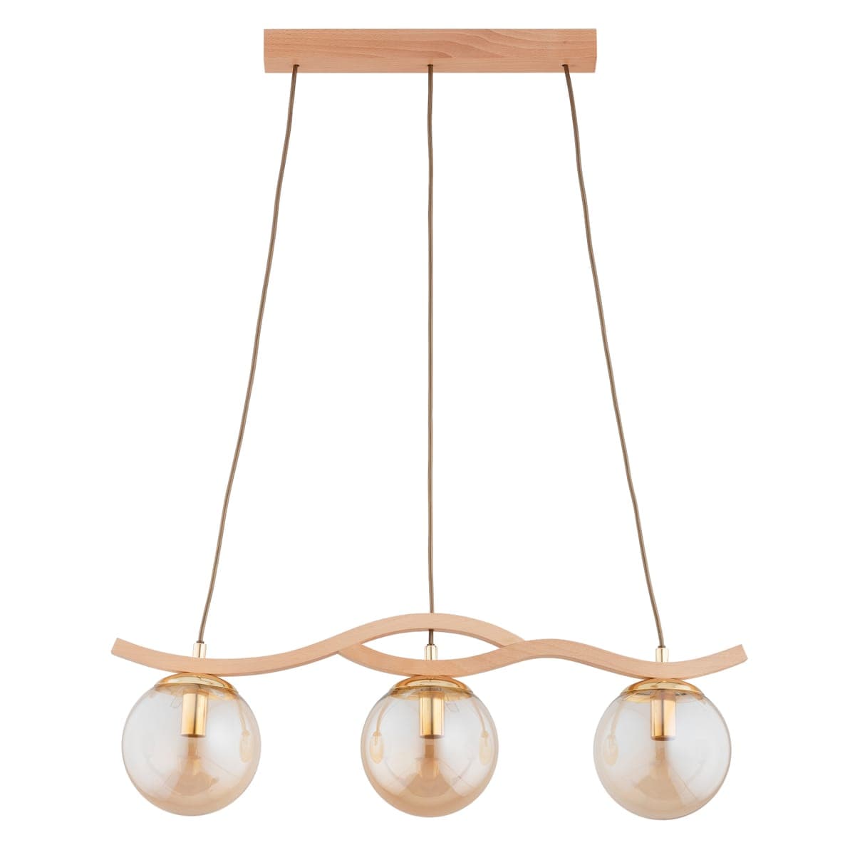 Lustra Pendul Alfa Fores Lemn 3xE14