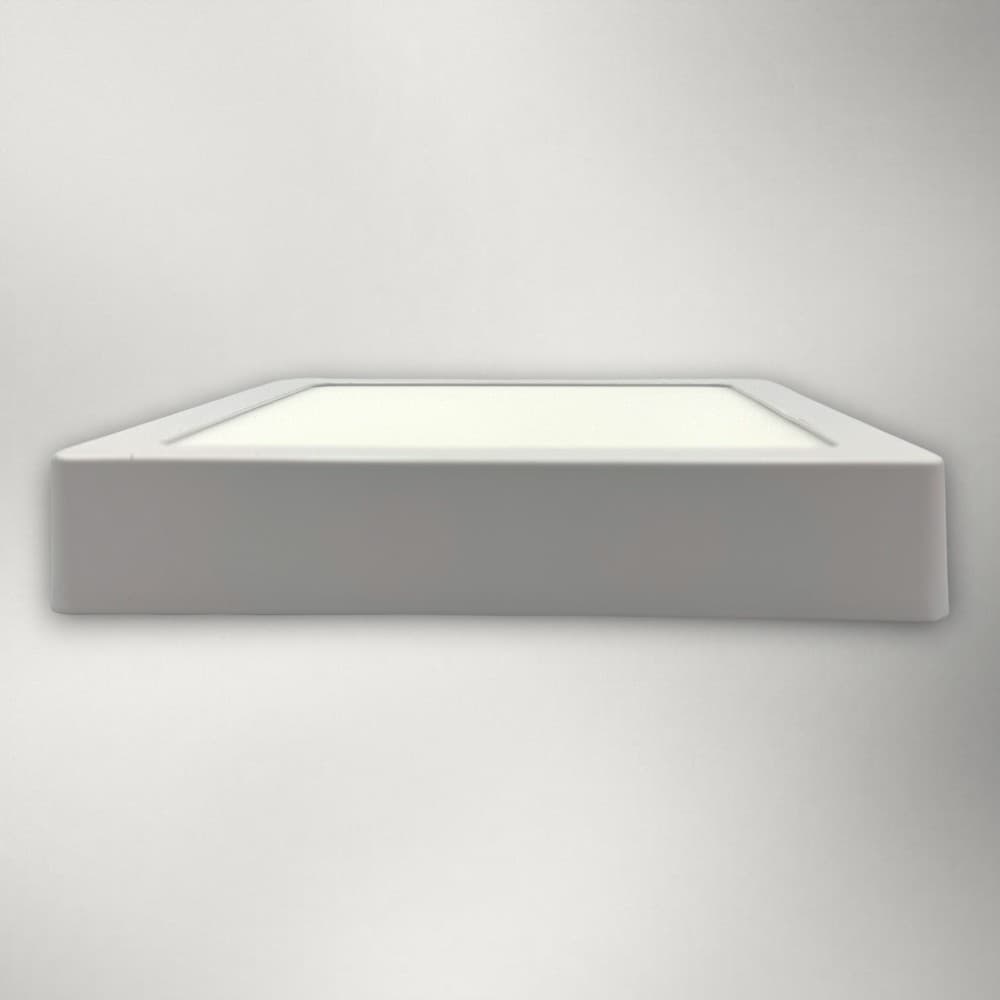 Spot Led Patrat 220X220X37mm, aplicat, 18W=150W, 6400K, lumina rece
