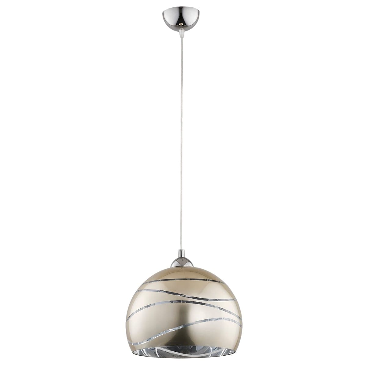 Lustra Pendul Alfa Narvi Chrome 1xE27
