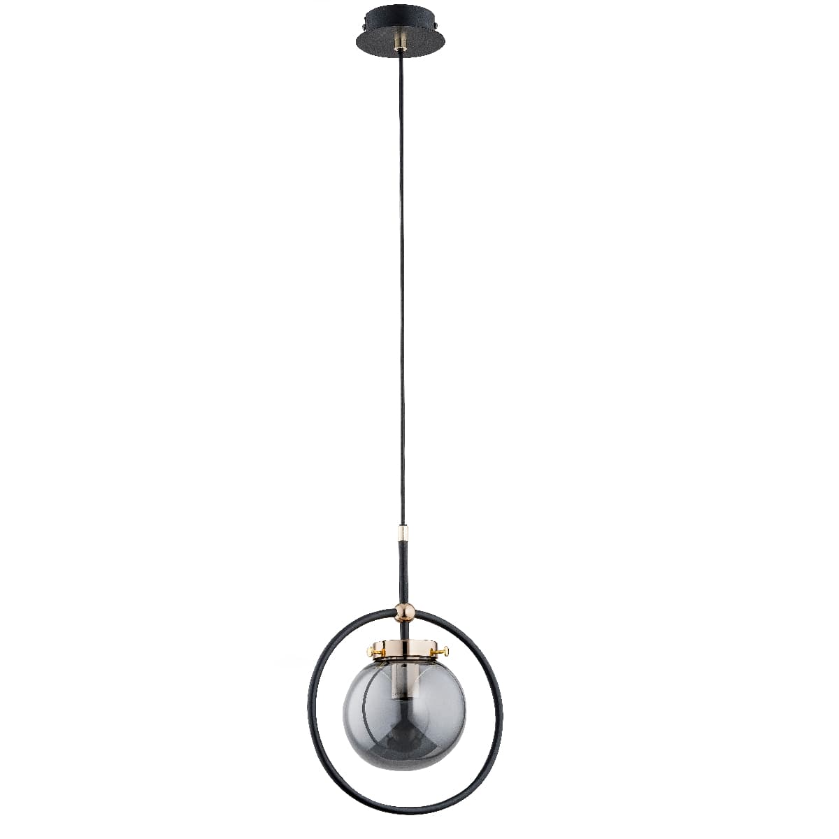 Lustra Pendul Alfa Akira Neagra 1xE27
