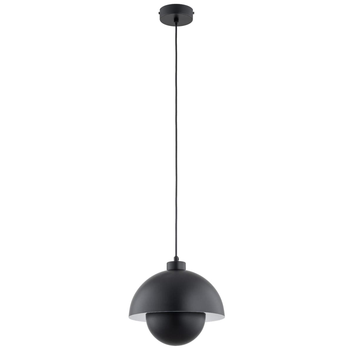 Lustra Pendul Alfa Kuger Neagra 1xE27