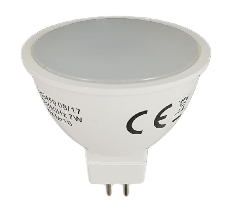 Bec Led MR16, model R50, 7W=55W, 6400K, lumina rece