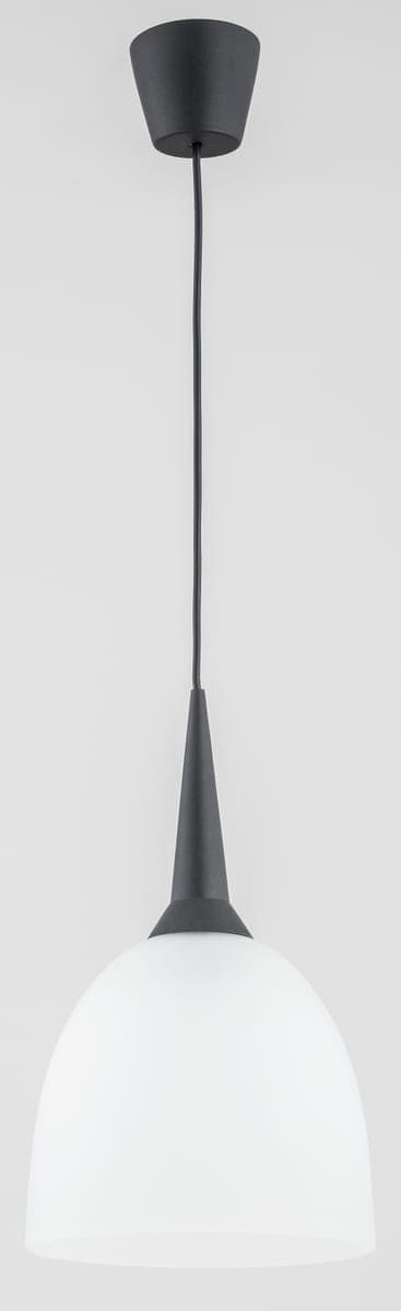 Lustra Pendul Alfa Unino Neagra & Alba 1xE27
