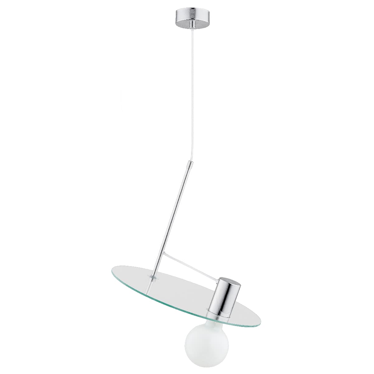 Lustra Pendul Alfa Ch 01 Chrome 1xE27