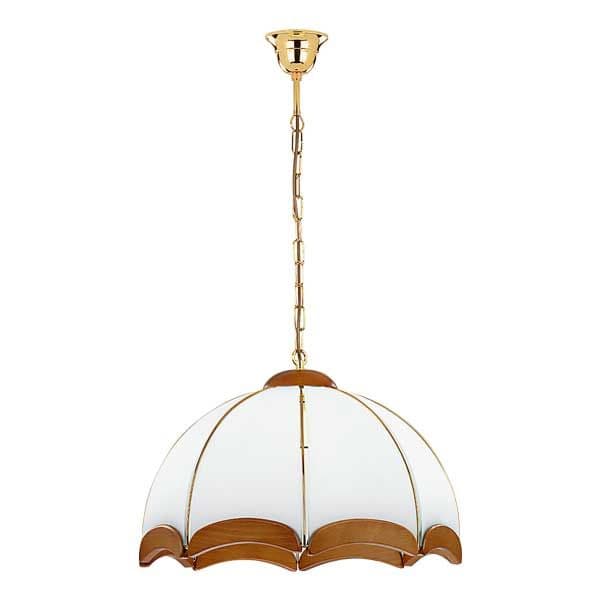 Lustra Pendul Alfa Sikorka Lemn 3xE27
