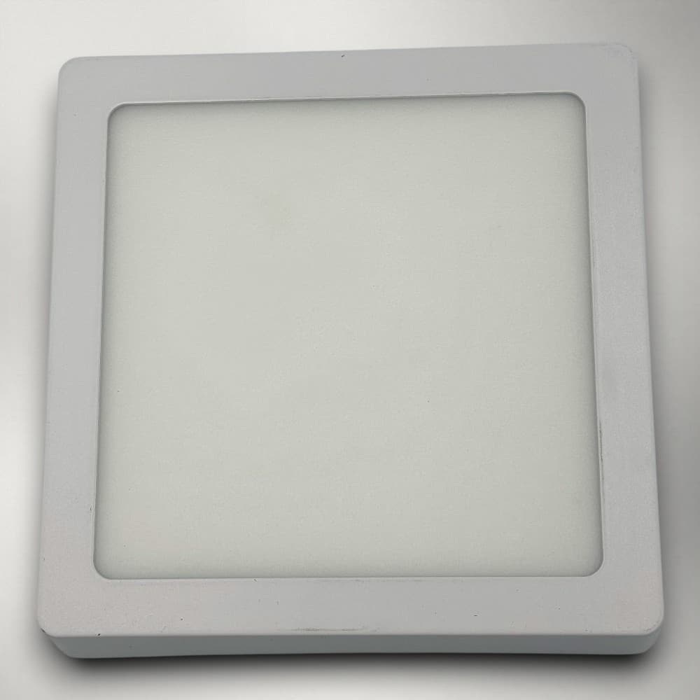Spot Led Patrat 220X220X37mm, aplicat, 18W=150W, 6400K, lumina rece