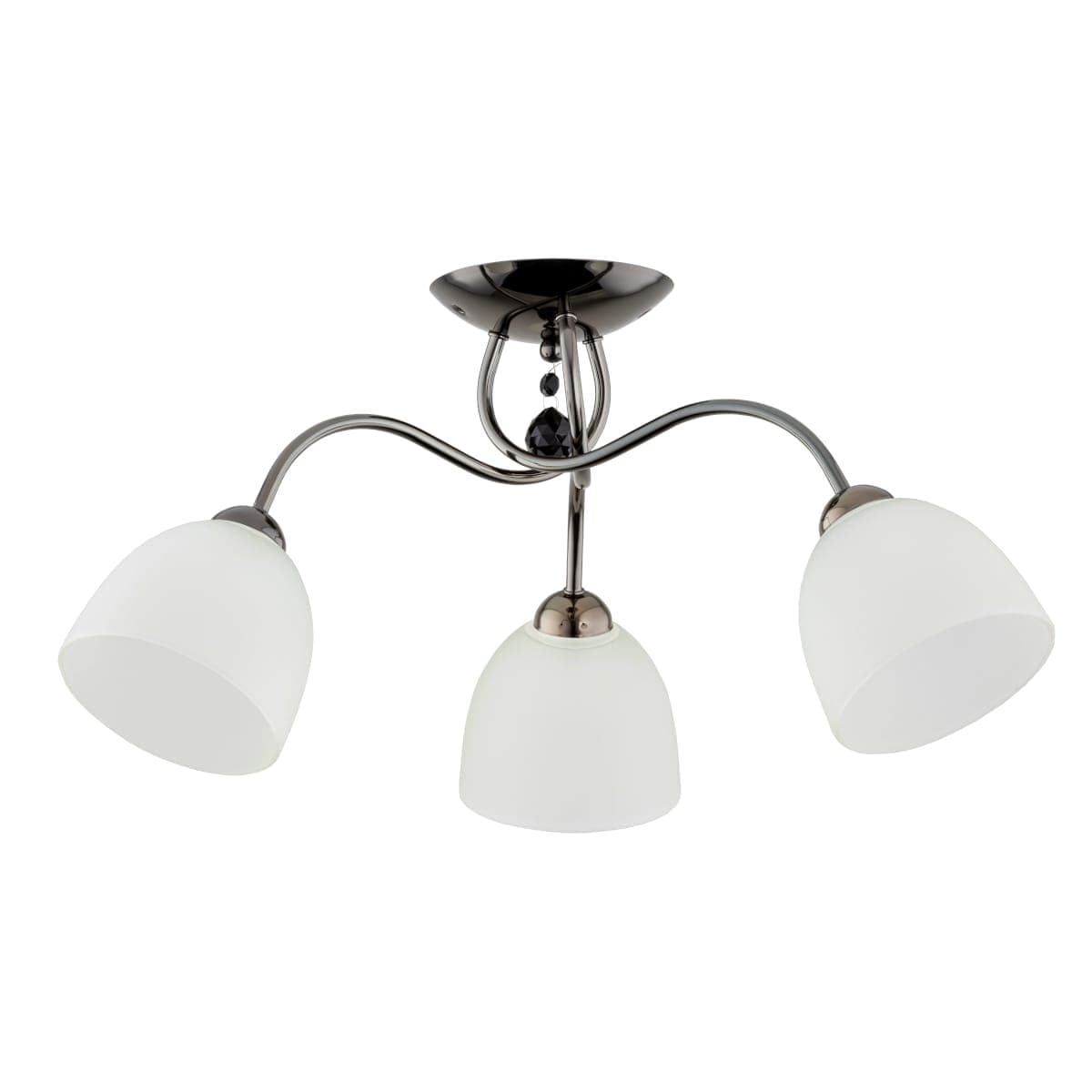 Lustra Alfa Amarillo Neagra Chrome 3xE27