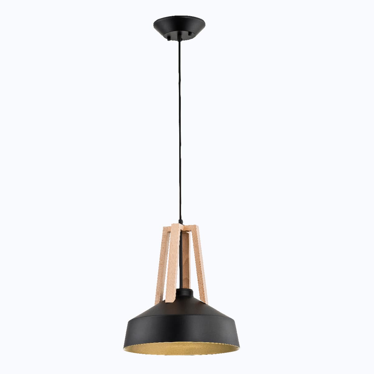 Lustra Pendul Alfa Drop Lemn 1xE27