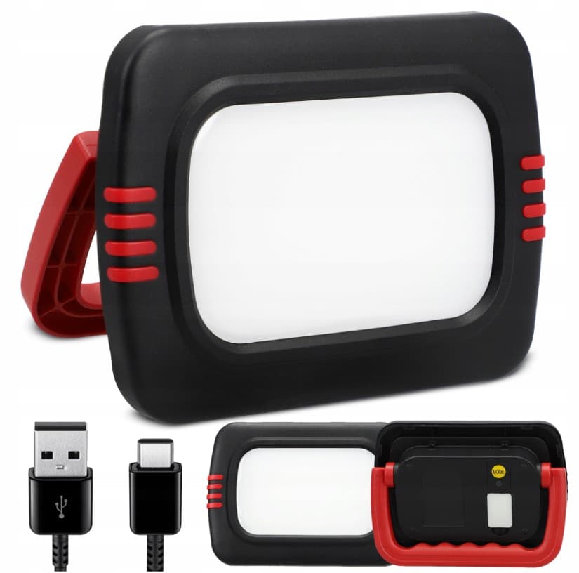 Proiector led cu acumulator 10W 800Lm 6500K