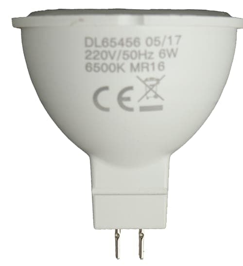 Bec Led Mr16 model R50, 6W=50W, 2700K, lumina calda